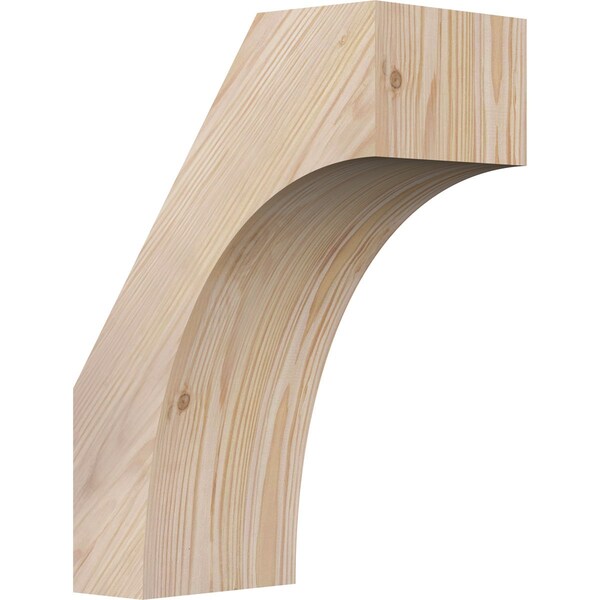 Ekena Millwork 5 1/2"W x 10"D x 14"H Westlake Smooth Knee Brace, Douglas Fir BRC06X10X14WTL00SDF - main